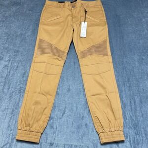 Kayden K Jogger Pants Mens 34 Timber Cotton Stretch Canvas Mid Rise Comfort